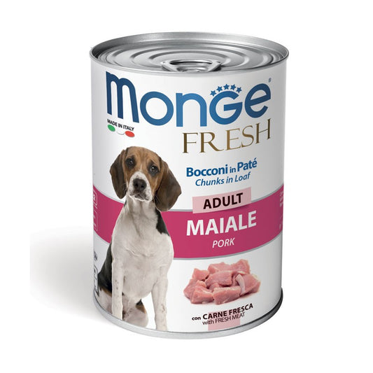 Monge Fresh Dog Bocconi Adult Maiale gr 400