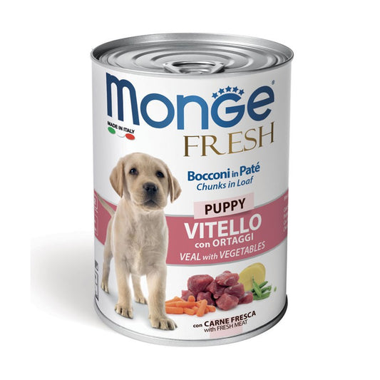 Monge Fresh Dog Bocconi Puppy Vitello gr 400