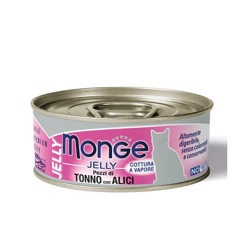 Monge Cat Jelly gr.80 Tonno con Alici