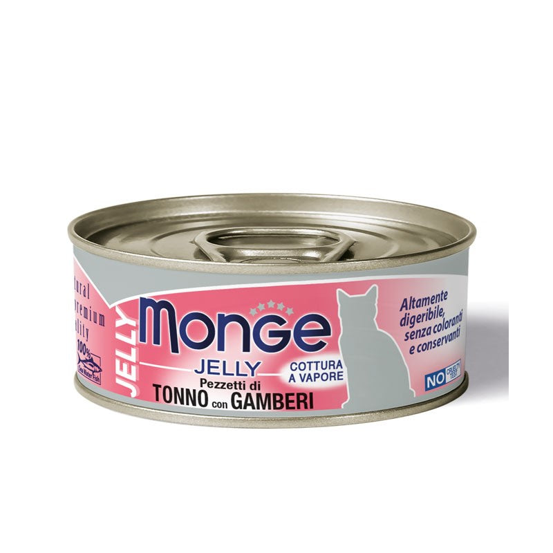 Monge Cat Jelly gr.80 Tonno con Gamberi