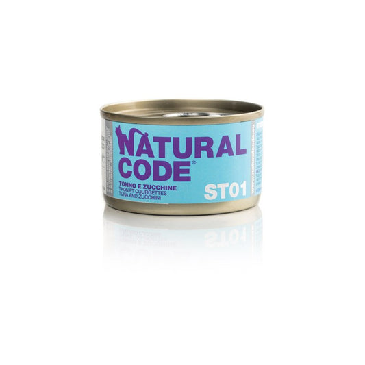 Natural Code ST 01 Cat Sterilised gr.85 Tonno e Zucchine