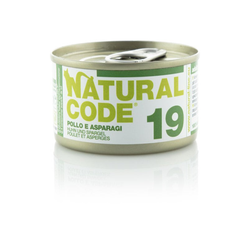 Natural Code 19 Cat gr.85 Pollo e Asparagi