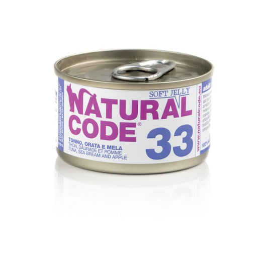 Natural Code 33 Cat gr.85 Tonno Orata Mela Jelly