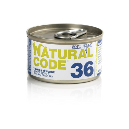 Natural Code 36 Cat gr.85 Tonno e Tè Verde Jelly