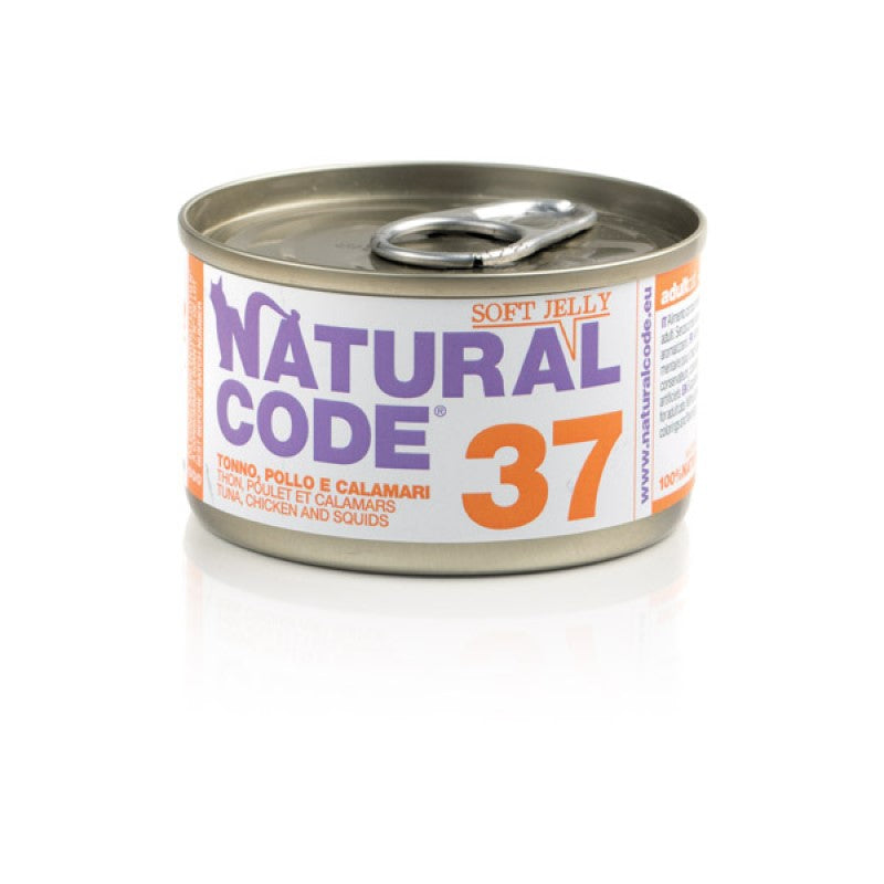 Natural Code 37 Cat gr.85 Tonno Pollo e Calamari Jelly