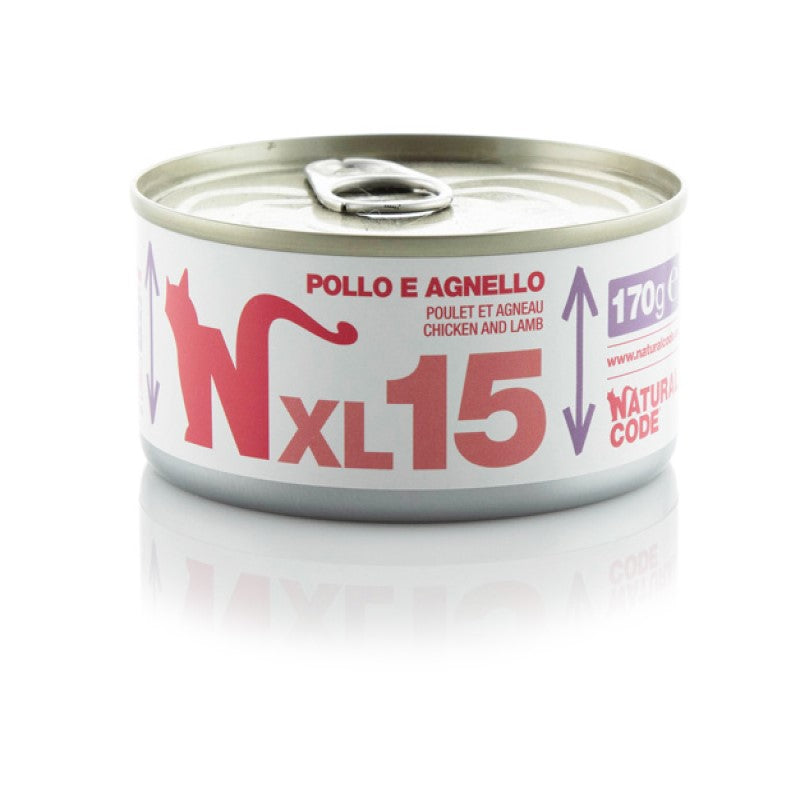 Natural Code XL 15 Cat gr.170 Pollo e Agnello