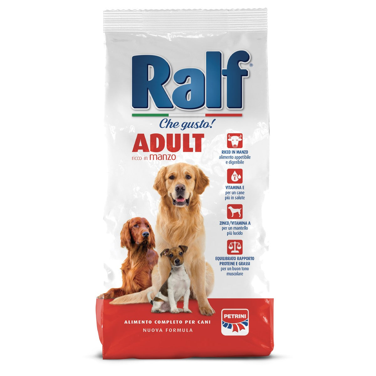 Petrini Crocchette per Cani Ralf Adult Manzo kg 20