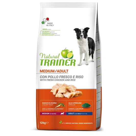 Natural Trainer Dog Adult Medium Pollo e Riso