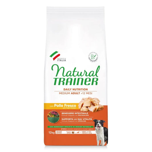 Natural Trainer Dog Adult Medium Pollo e Riso