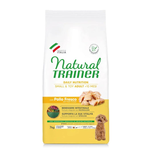 Natural Trainer Dog Adult Mini Small & Toy Pollo e Riso