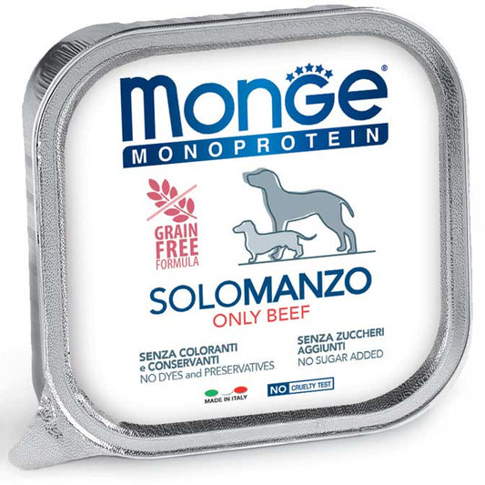 Monge Monoprotein Pate Solo Manzo gr 150