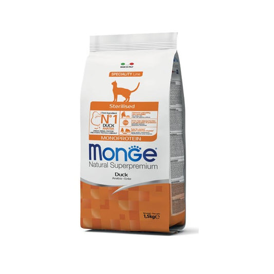 Monge Cat Sterilised Monoprotein Anatra kg 1,5