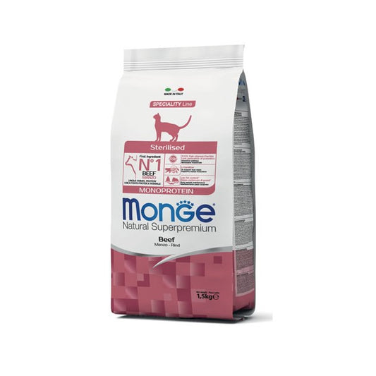 Monge Cat Sterilised Monoprotein Manzo kg 1,5
