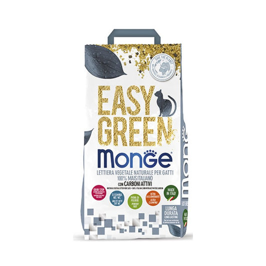 Monge Lettiera Easy Green 100% Mais Italiano con Carboni Attivi lt. 10