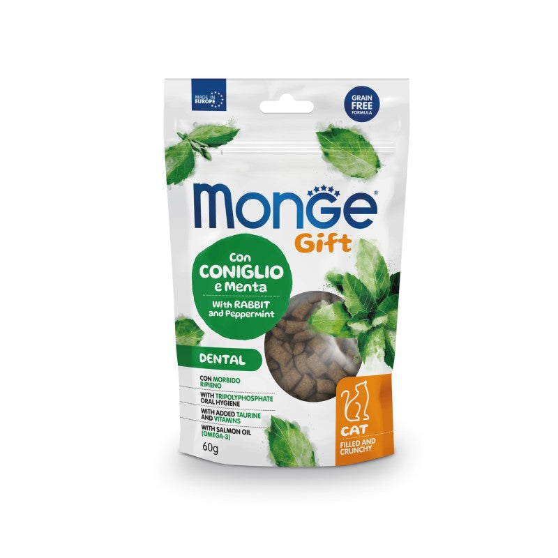 Monge Gift Cat Filled and Crunchy Dental Coniglio gr 60
