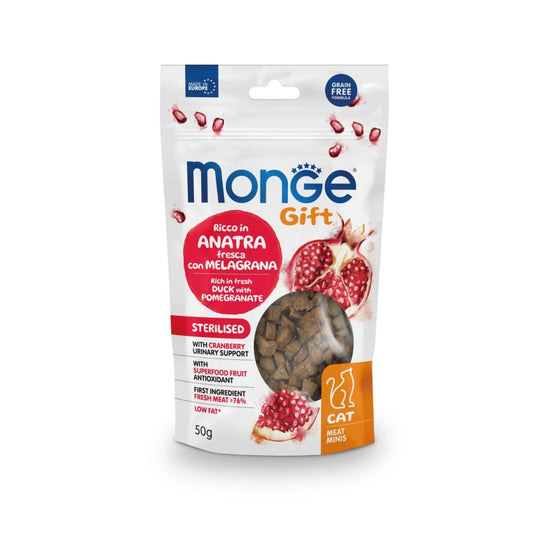 Monge Gift Cat Meat Minis Sterilised Anatra gr 50