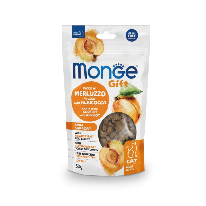 Monge Gift Cat Meat Minis Skin Support Merluzzo gr 50
