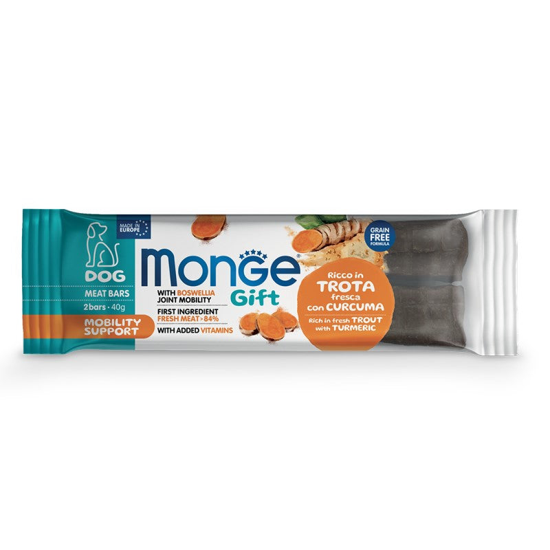 Monge Gift Dog Meat Bars Mobility Support Trota gr 40