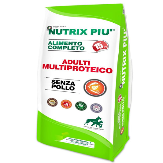 Nutrix Più Multiproteico Senza Pollo kg 15